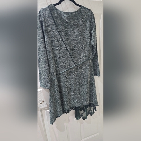 Pretty Angel Long Sleeve Lace Embellished Dress Tunic - Picture 6 of 7